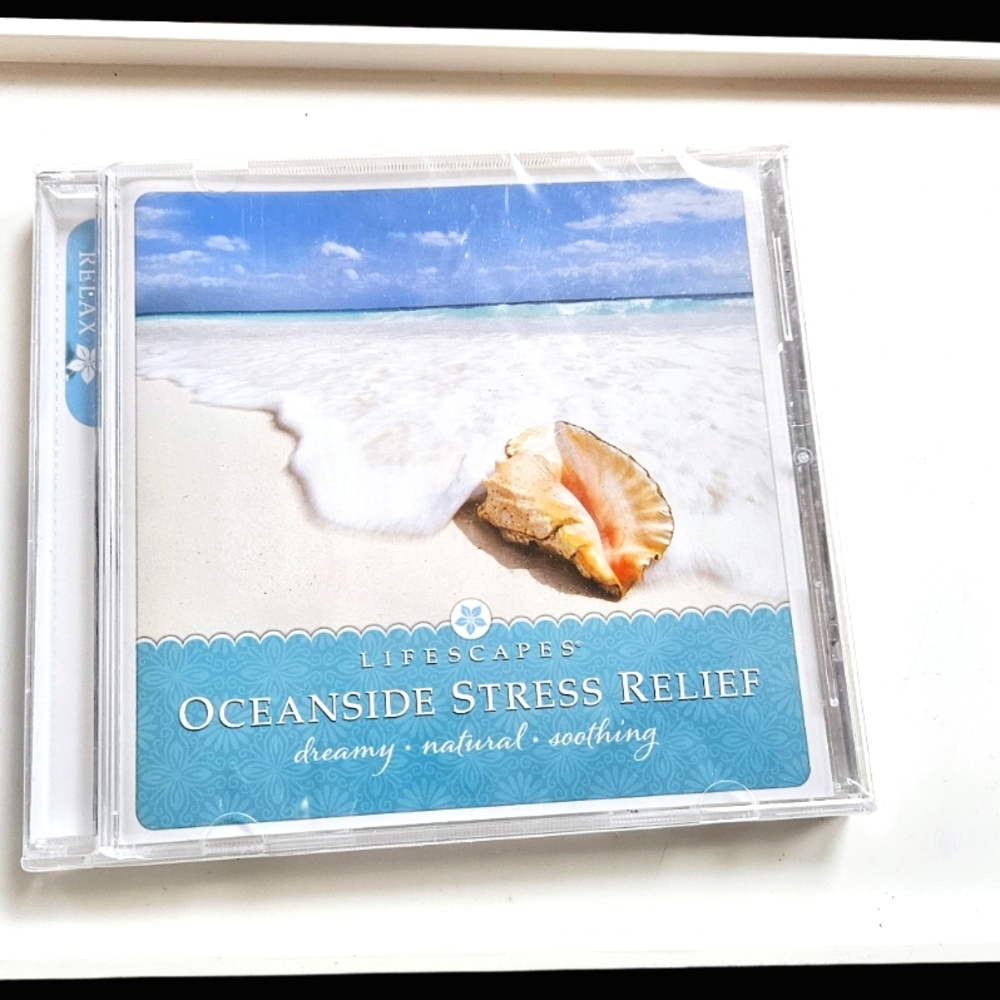 NWT LIFESCAPES OCEANSIDE STRESS RELIEF CD: DREAMY • NATURAL • SOOTHING
